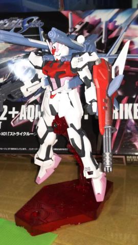 獅子の娘の愛機 Hgce 1 144 Gat X105 ストライクルージュ 機動戦士ガンダムseed のレビュー ジグソー レビューメディア