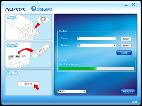 Vista以降のwindowsインストールdvdをusbドライブにコピーできる Windows 8確認 A Data Ostogoのレビュー ジグソー レビューメディア