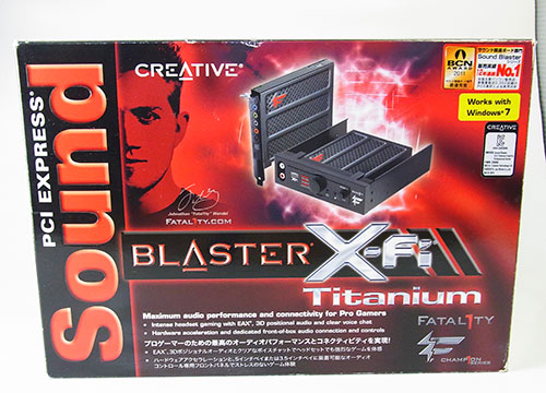 newness digital Learner ジャンクでもドヤ顔Sound Blaster - Creative PCI Express Sound Blaster X-Fi Titanium Fatal1ty  Champion Series SB-XFT-FCSのレビュー | ジグソー | レビューメディア