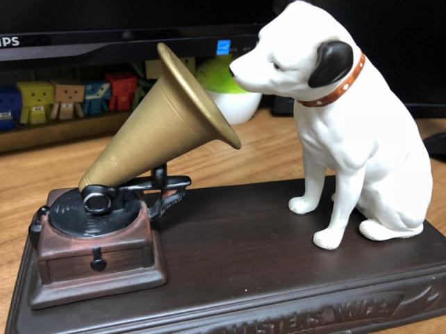 ニッパー犬 ビクター ニッパー犬 蓄音機 台座 3点セットのレビュー ジグソー レビューメディア