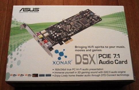 始めてのサウンドカード Asustek Pci Express 7 1ch オーディオカード Xonar Dsxのレビュー ジグソー レビューメディア