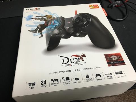 24ボタンの優れもの エレコム ゲームパッド Dux Usb 24ボタン Mmo向け ブラック Jc Dux60bkのレビュー ジグソー レビューメディア
