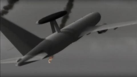 最終面「メガリス」動画内のE-767