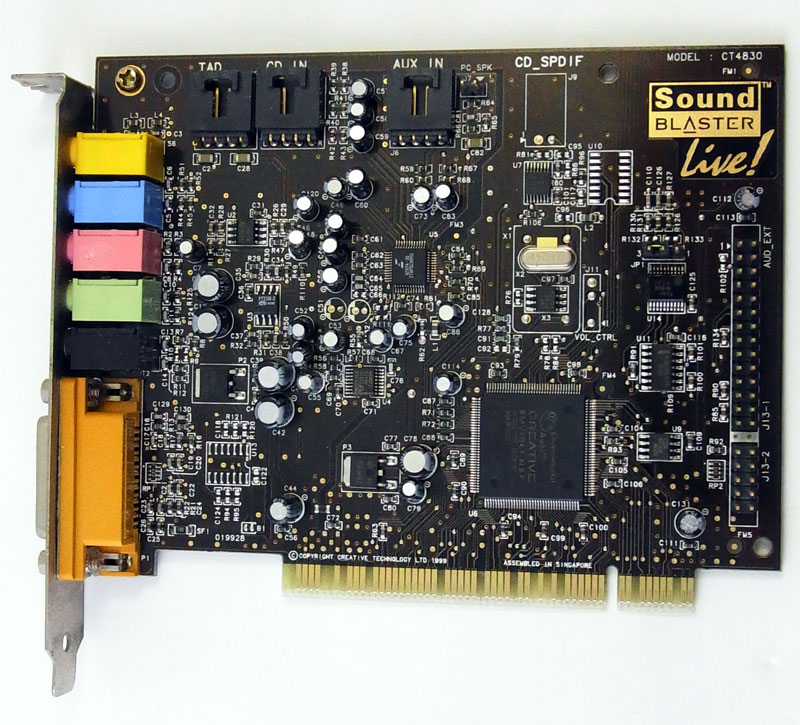 Sound BLASTER Live! Value (CT4830) | Creative | 衝撃の80円 ...