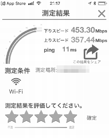 SPEED TEST by iPhone