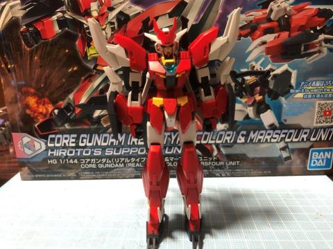 これでとりあえずコンプです Hgbd R ガンダムビルドダイバーズre Rise コアガンダム リアルタイプカラー マーズフォーユニット 1 144スケール 色分け済みプラモデルのレビュー ジグソー レビューメディア