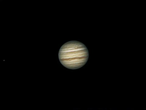 初めて撮影した木星