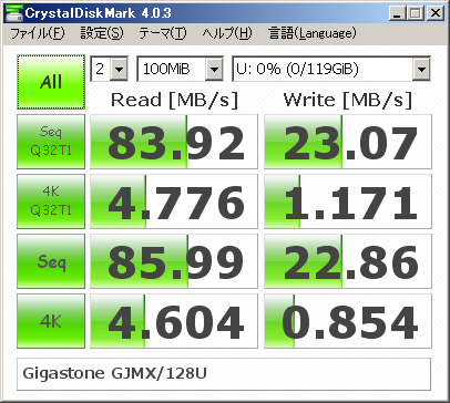 Crystal Disk Mark 4.0.3