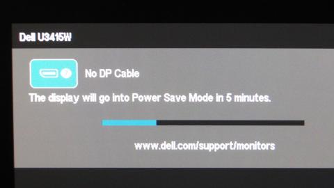 No DP Cable