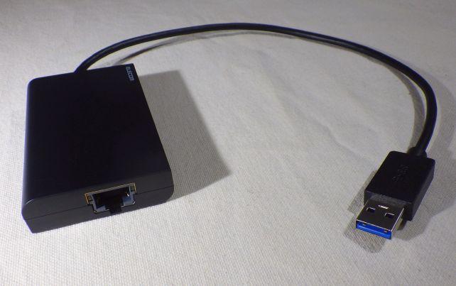 今回の主目的、USB⇒RJ-45変換機能
