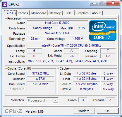 Creater PC CPU-Z