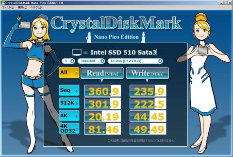 【Intel 510 Sata3.0(M/B上Marvell 9128) 】