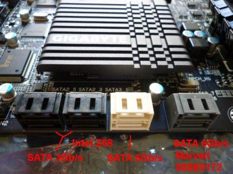 SATA 6Gb/sは計4系統