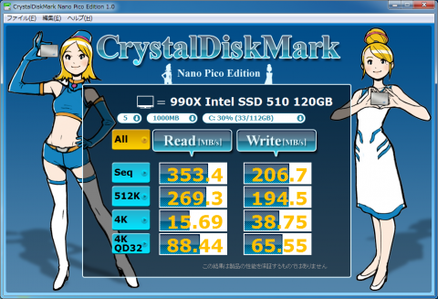 Intel 990X ＆ Intel SSD 510