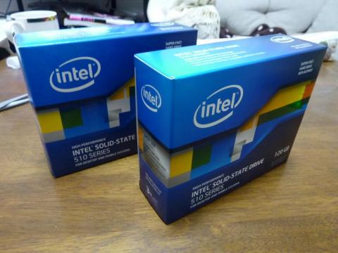 ダブル Intel SSD 510 128GB
