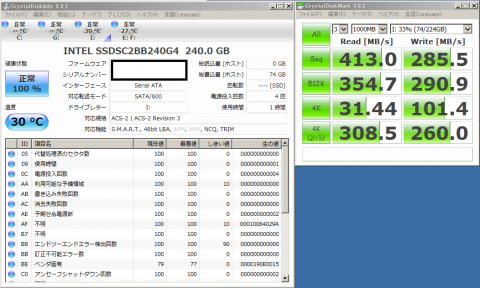 SSD(SSDSC2BB240G401 240GB)