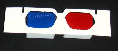 自作の簡易型3Dメガネ