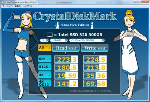 Intel SSD 320(SATA2)