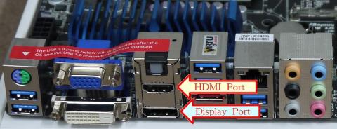 HDMIPort と DisplayPort