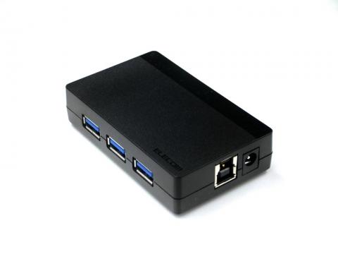 USB3.0入力ポートと電源ジャック