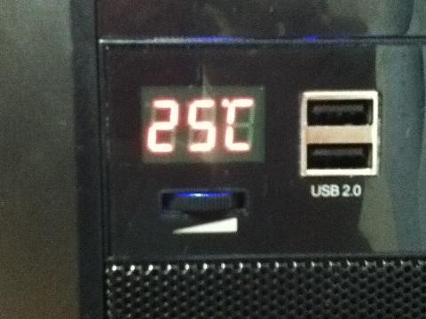 温度計とファンコントローラ