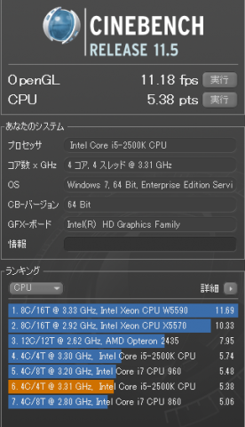i5-2500K + Z68 定格
