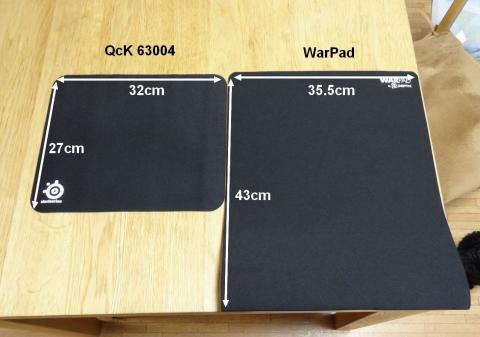 WarPad 大きさ比較