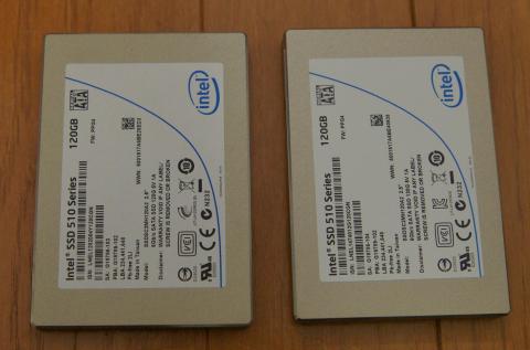 Intel SSD 510 120GB x2