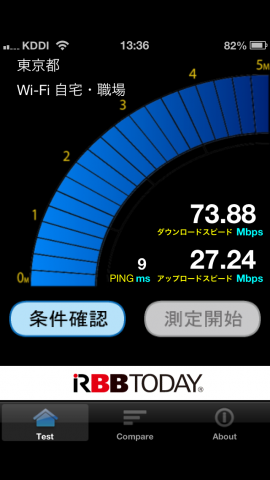 自宅Wi-Fi速度
