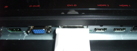 Dual-Link DVI-Dで接続