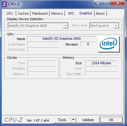 CPU-Z Graphic