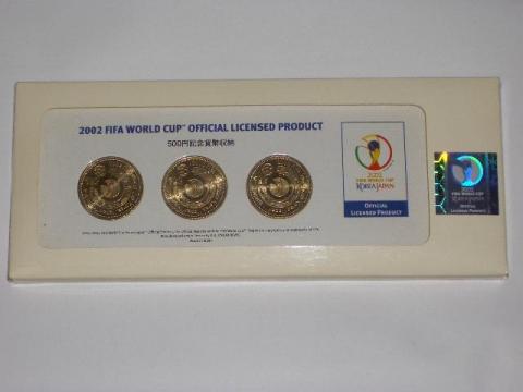 2002年サッカーW杯 日韓大会 記念500円銀貨