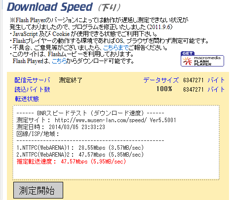 有線ＬＡＮ【1000BASE-T・速度1.0 Gbps】