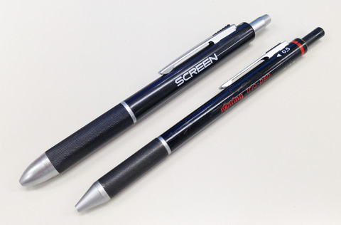 そもそも、この手のペンはこういうデザインが多いですよね^_^;