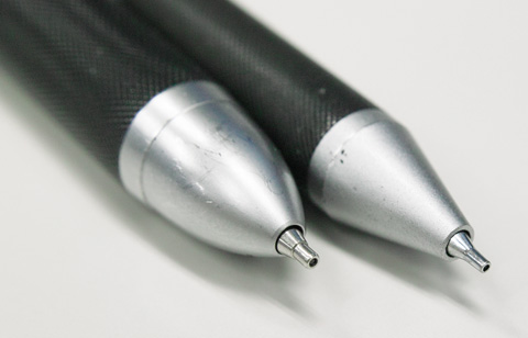 0.5mmシャープペンシルのペン先比較
