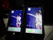 ←iPhone5c→iPhone６