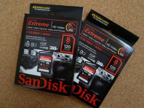 SanDisk Extreme SDHC 8GB