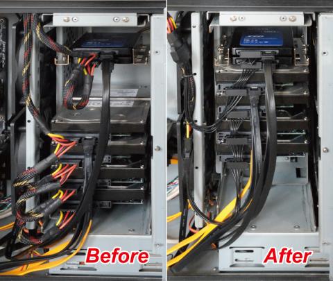 Cable Before After