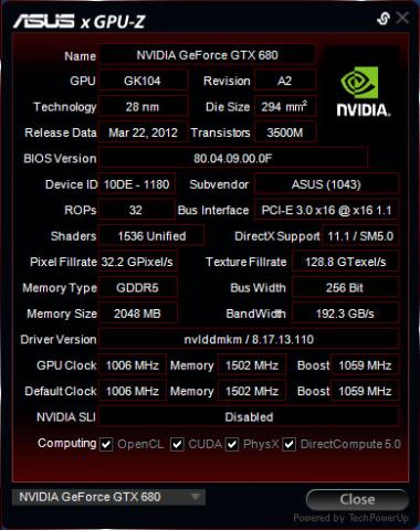 GPU-Z Core i7 3770K