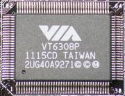FireWire(IEEE1394a)用にVIAのVT6308Pが搭載される