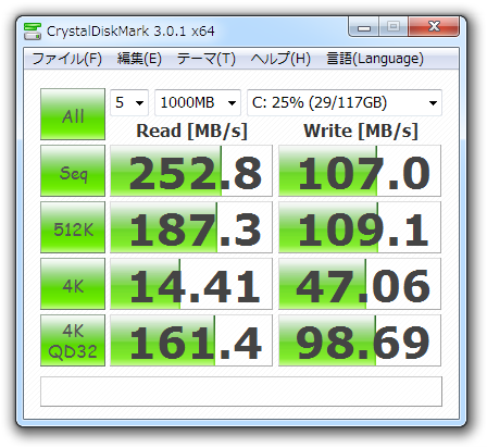 CrystalDiskMark_X-25M160GB(x64)