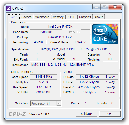 CPU-Z定格