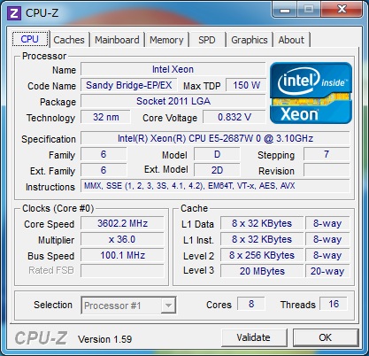 Xeon E5-2687W