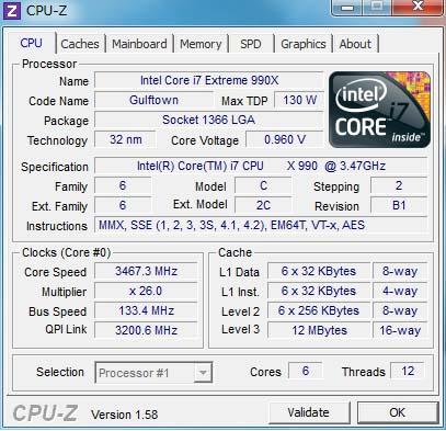 CPU-Z（定格）