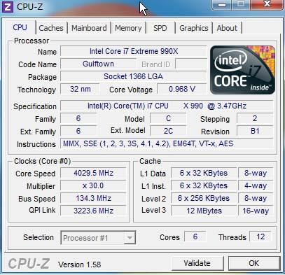CPU-Zもちゃんと上がっています