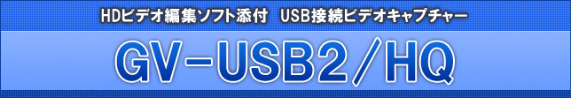 かんたんダビング＆充実編集機能搭載！大切なビデオテープをBD・DVDに保存 GV-USB2/HQ