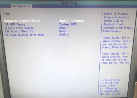 Configuration(Video)