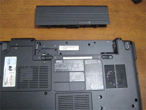 バッテリーも取る