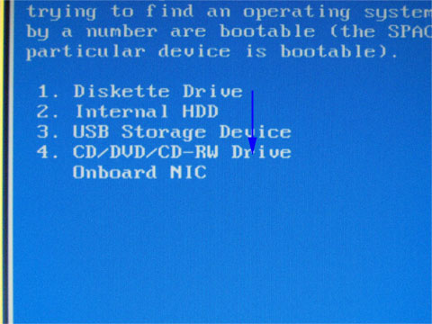 Boot順位を元に戻すのも忘れずに