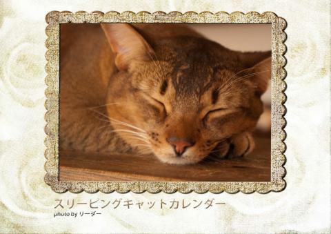 スリーピングキャットカレンダー2012年表紙